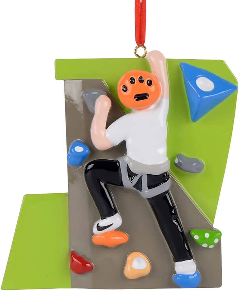 Personalized Bouldering Ornament 2024 for Kids