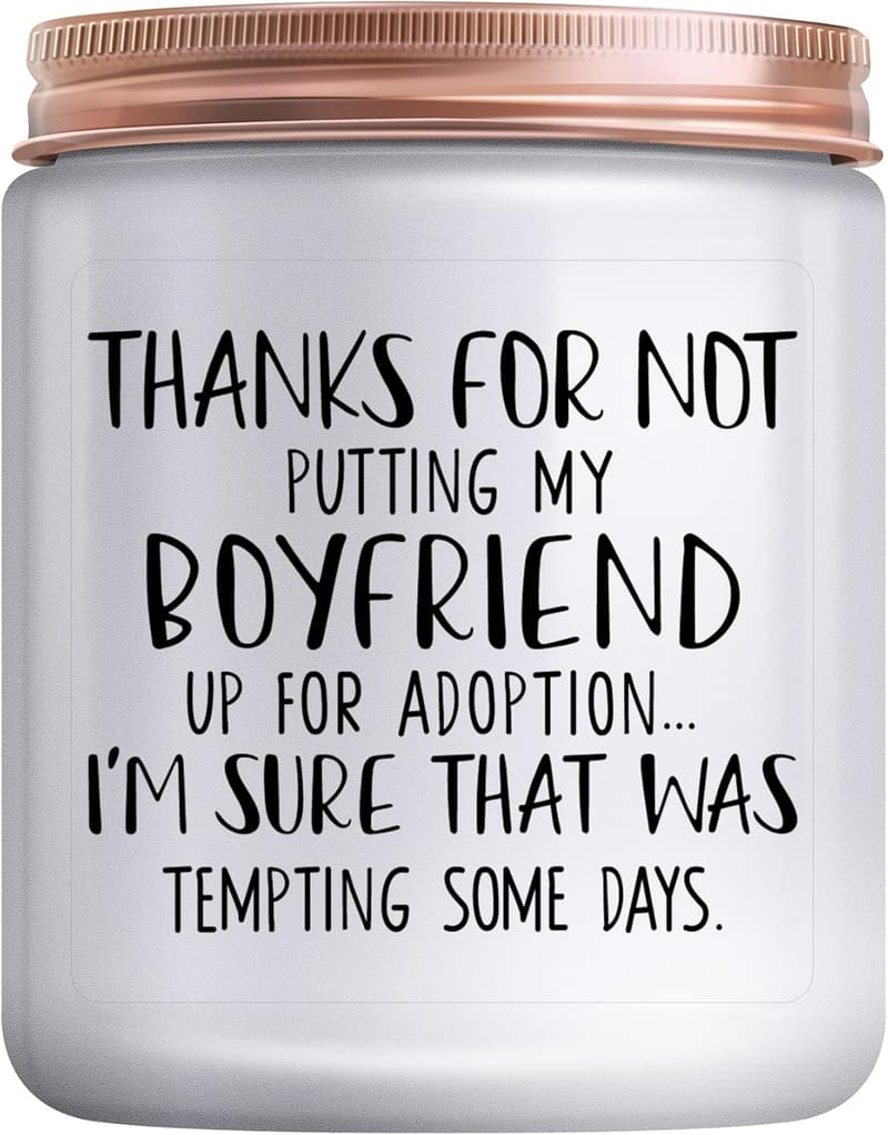 Lavender Candle for Mother's Day - Gift for Boyfriend's Mom