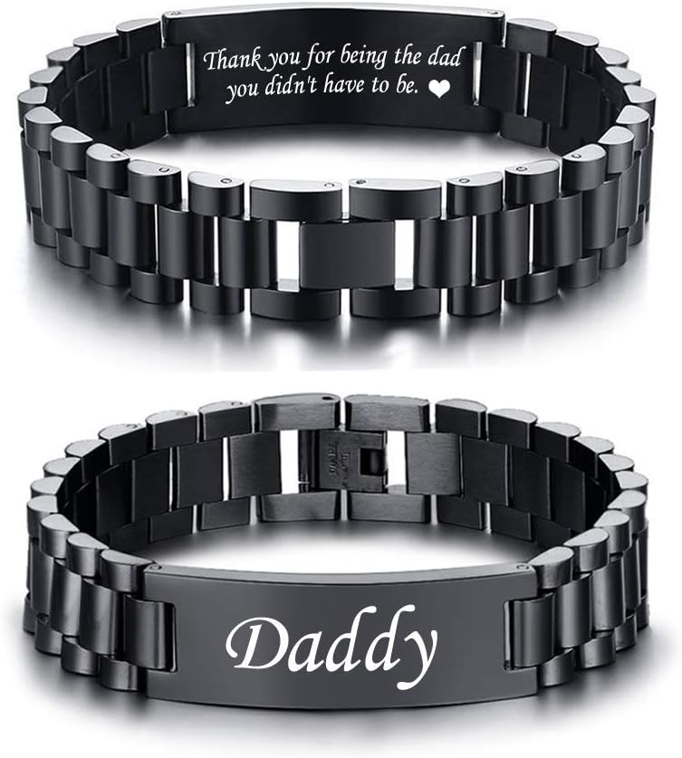 Personalized Stainless Steel Watch Band for Men