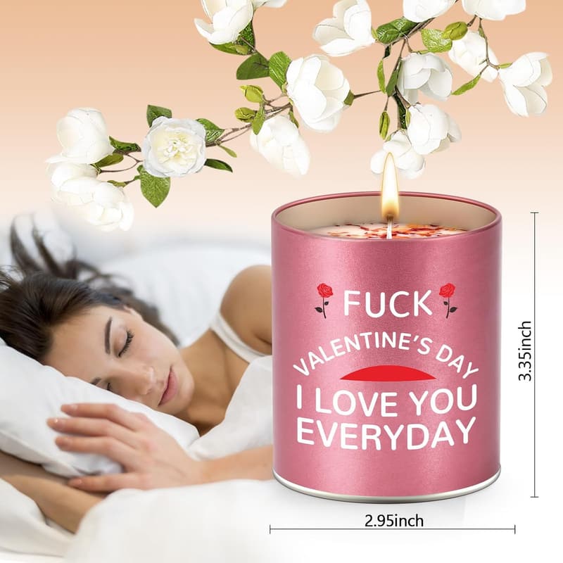 Valentine's Day Unique Scented Candles for Her - 9oz