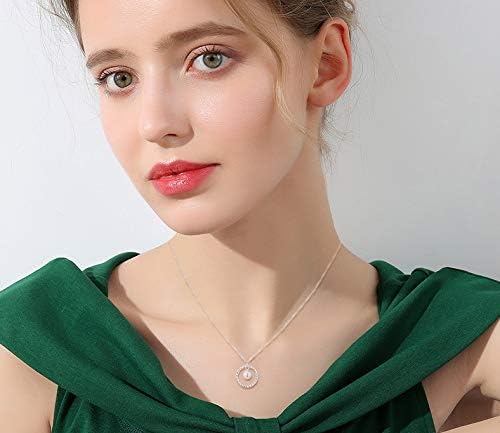 Sterling Silver Round Circle Necklace for Bonus Sisters