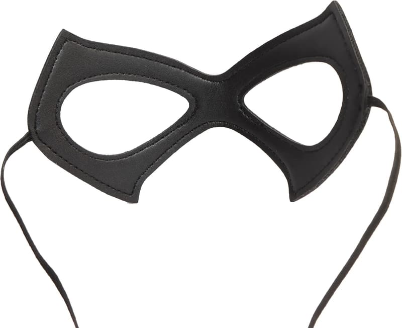 Halloween Cat Eye Leather Mask - Unisex Cosplay Accessory