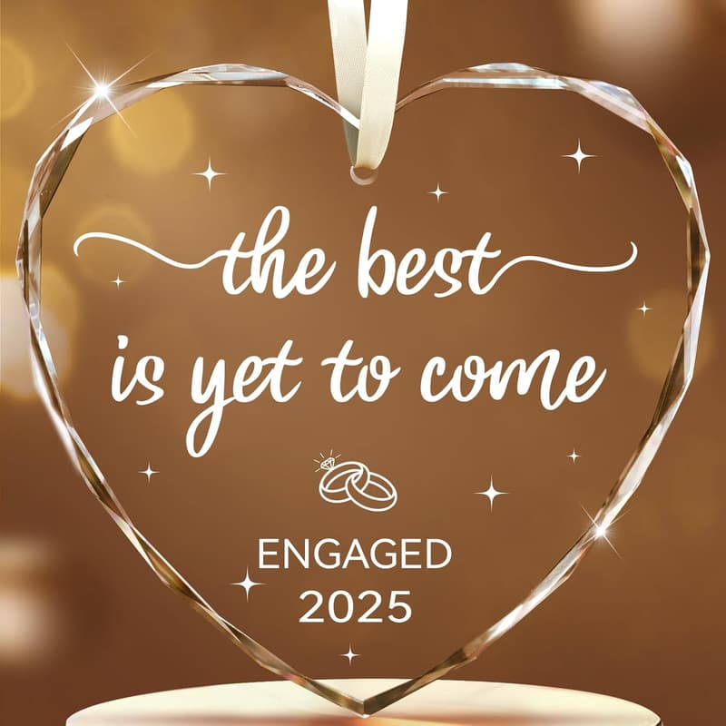 2025 Engagement Ornament for Couples, Bride-to-Be Gift