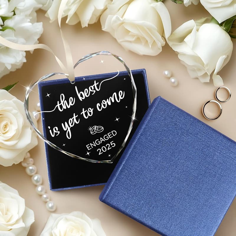 2025 Engagement Ornament for Couples, Bride-to-Be Gift