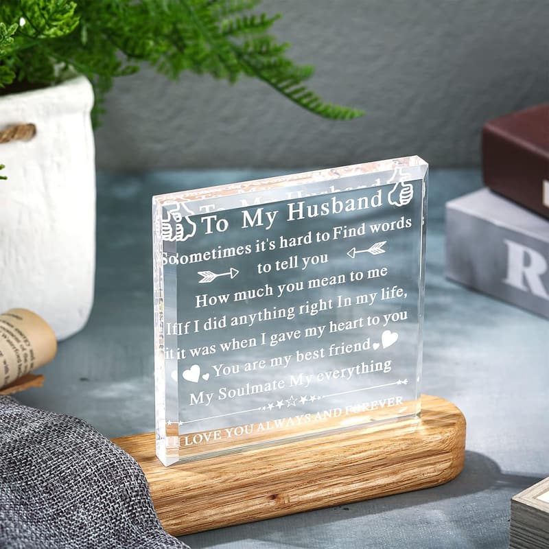 Anniversary Keepsake for Him - I Love You Gift for Boyfriend