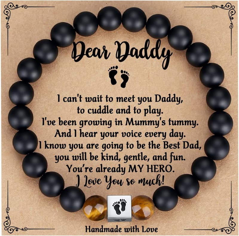 First Father's Day Bracelet Gift for New Dads