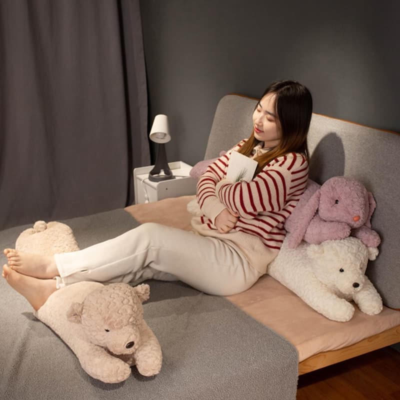35-Inch Plush Bear Pillow - Perfect Gift for Kids