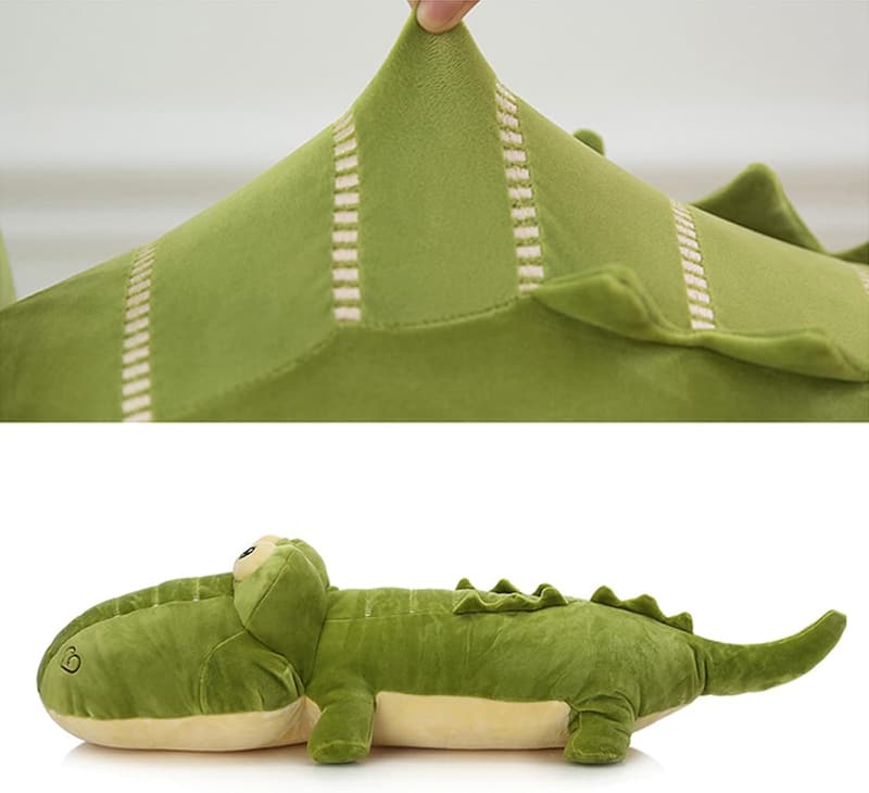 Alligator Plush Pillow Toy for Kids, Birthday or Christmas Gift