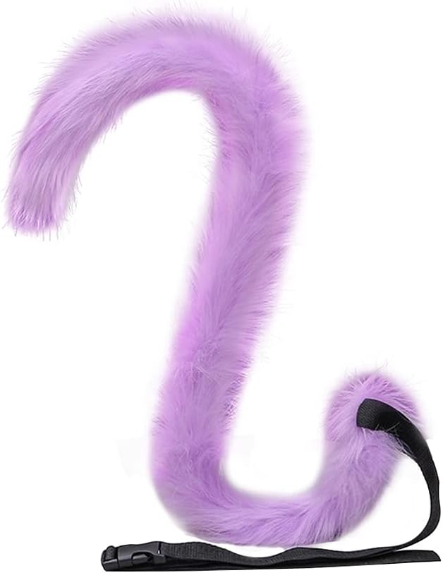 Multicolored Fox Tail for Neko Cosplay Costumes