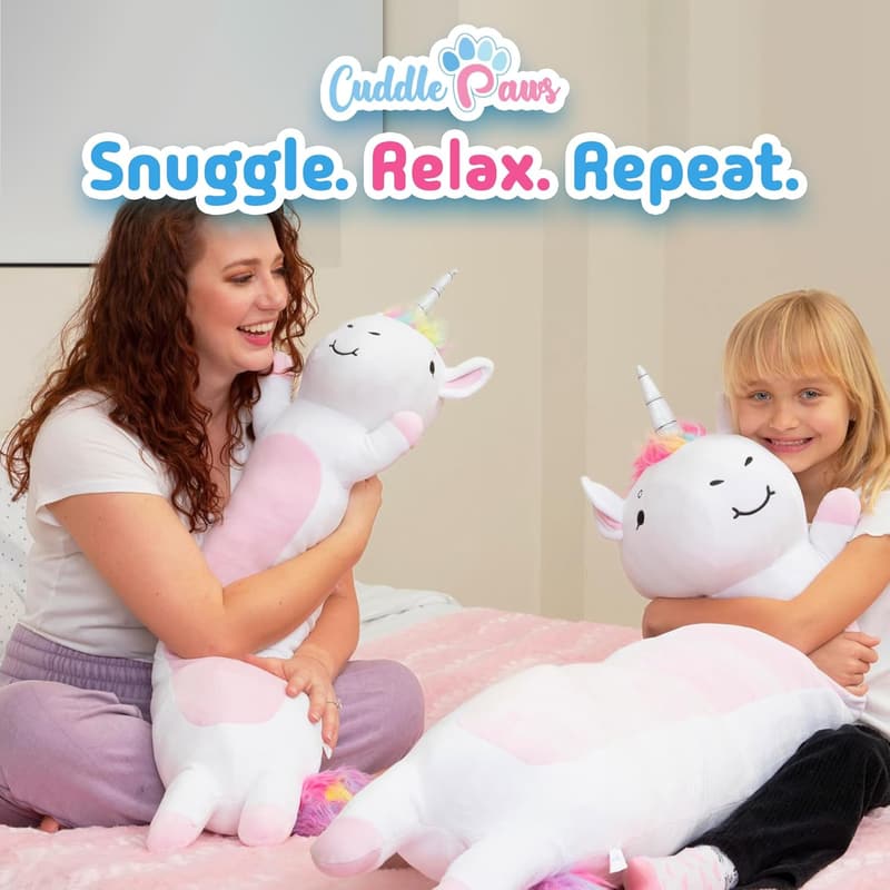 Unicorn Body Pillow – Soft Plush Toy for Kids (23 Inches)