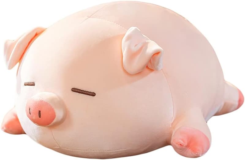 Valentine's Day Soft Fat Pig Plush Pillow Toy for Kids, 15.7