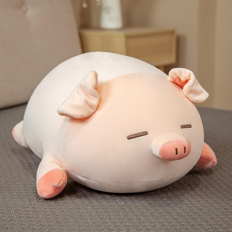 Valentine's Day Soft Fat Pig Plush Pillow Toy for Kids, 15.7