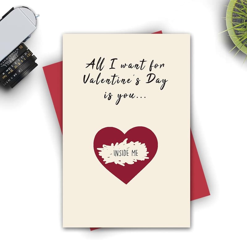 Funny Scratch-Off Valentine's Day Card for Him