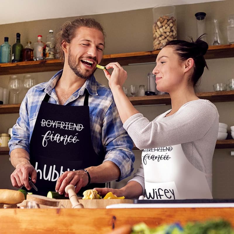 Couples Travel Tumbler & Apron Set - Unique Wedding Gift