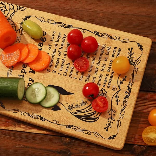 Personalized Cutting Board Set for Couples' Wedding Gift