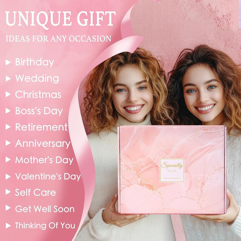 Birthday Spa Gift Set for Women - Flannel Blanket & Tumbler