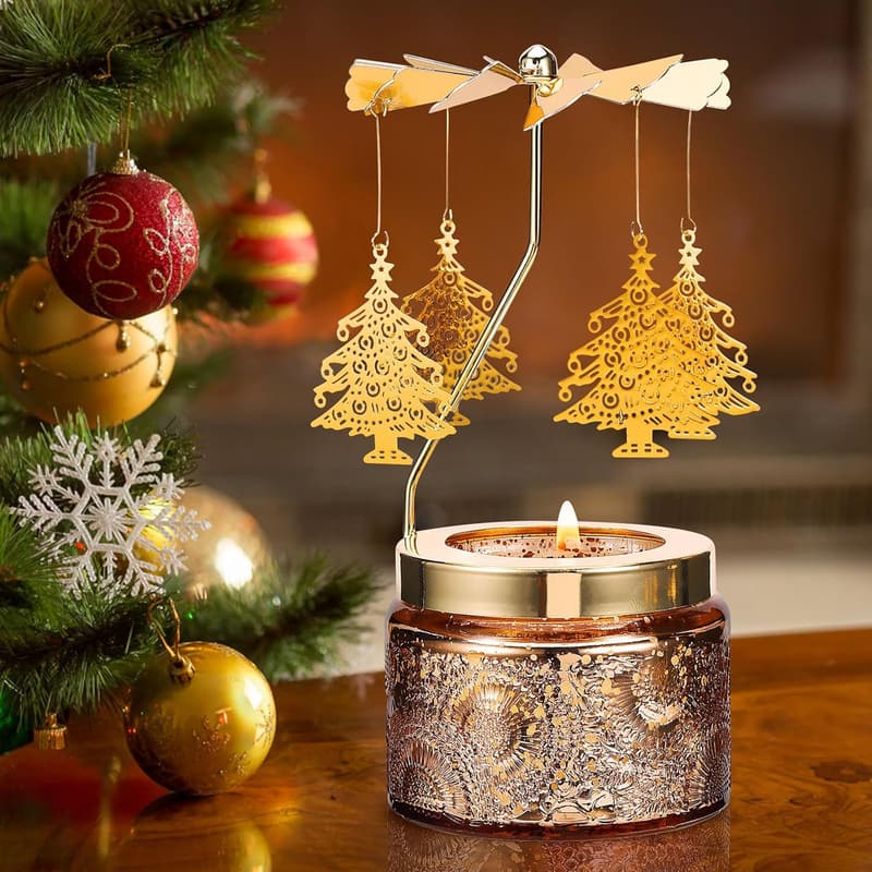 Scented Candle Gift for Women - Rotatable Design for Occasions