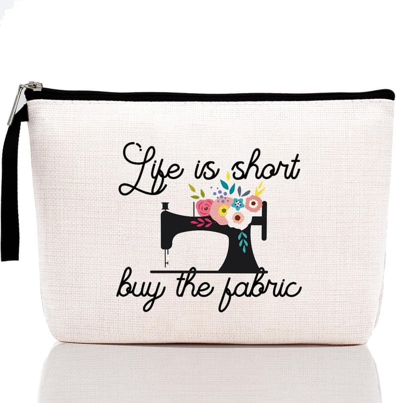 Sewing Gift for Women - Funny Quilting Cosmetic Bag