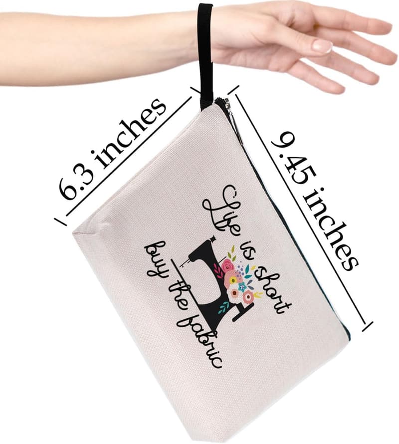 Sewing Gift for Women - Funny Quilting Cosmetic Bag