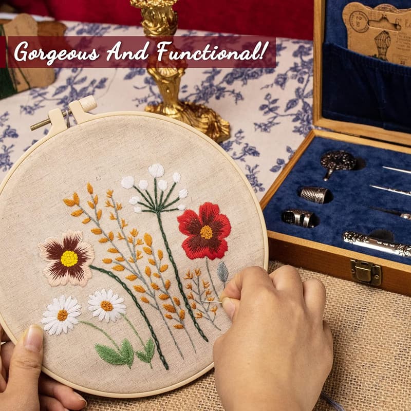 Victorian Embroidery Scissors Kit for Sewing & Knitting