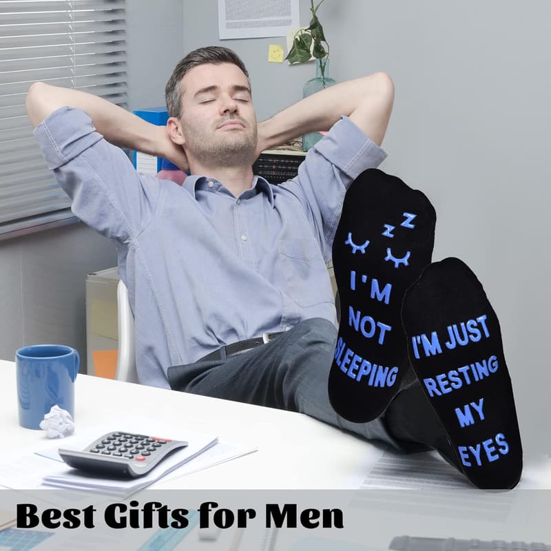 Funny Socks for Dad – Birthday or Father's Day Gift
