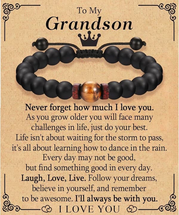 Personalized Bracelet for Men - Great for Father's Day & Birthdays