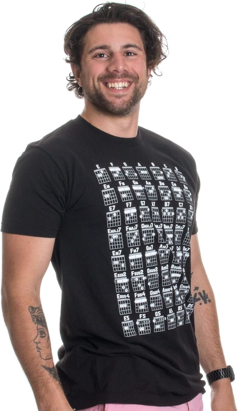 Guitarist Music T-Shirt for Men & Women - Acoustic & Electric