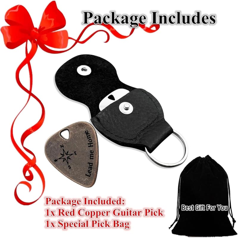 Anniversary Guitar Pick Gift for Couples - Bronze 