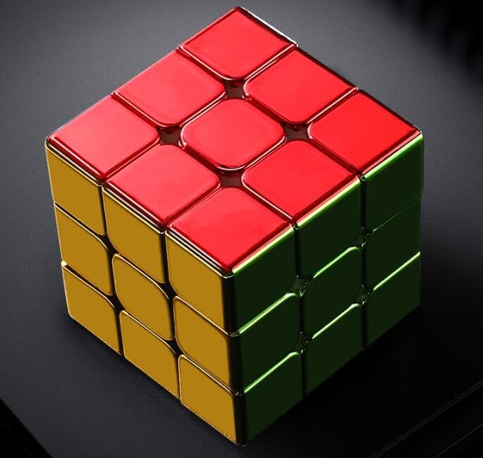 ShengShou Metallic 3x3 Speed Cube - Stickerless Reflective Design