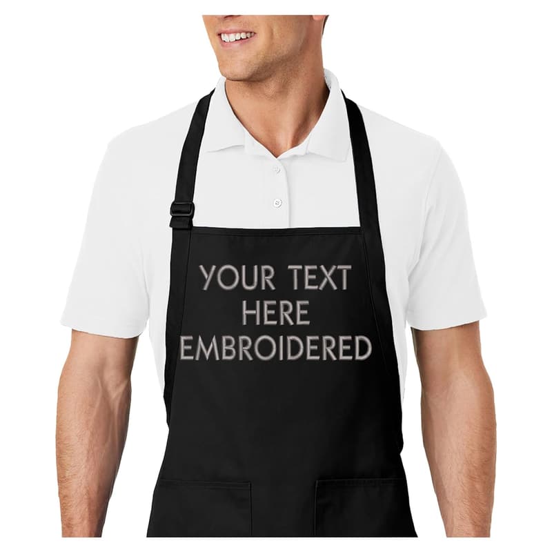 Custom Embroidered Chef Apron - Premium Gift for Adults