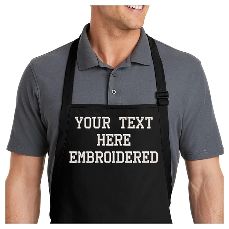 Custom Embroidered Chef Apron - Premium Gift for Adults