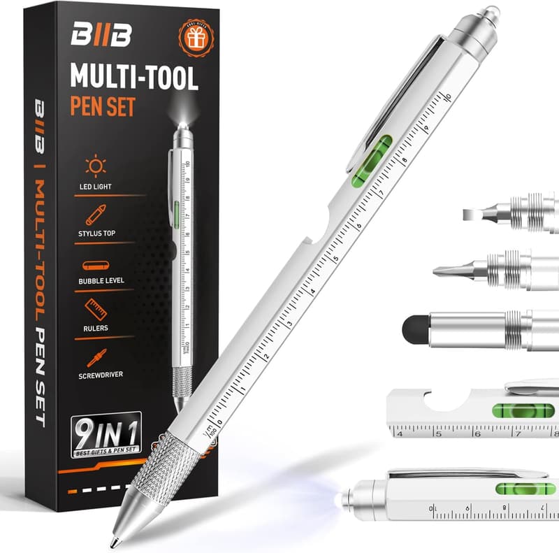 Father's Day 9-in-1 Multitool Pen - Personalized Gift for Dad