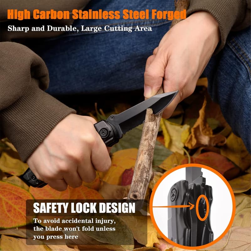 Father's Day Pocket Knife Multitool Gift for Dad