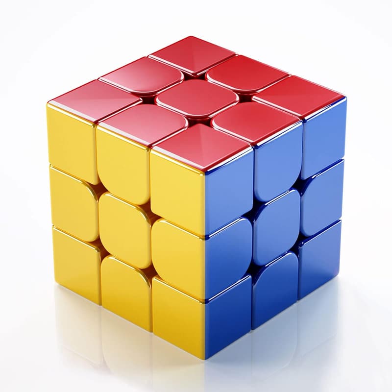 Magnetic Reflective Mirror Speed Cube Puzzle for Boys