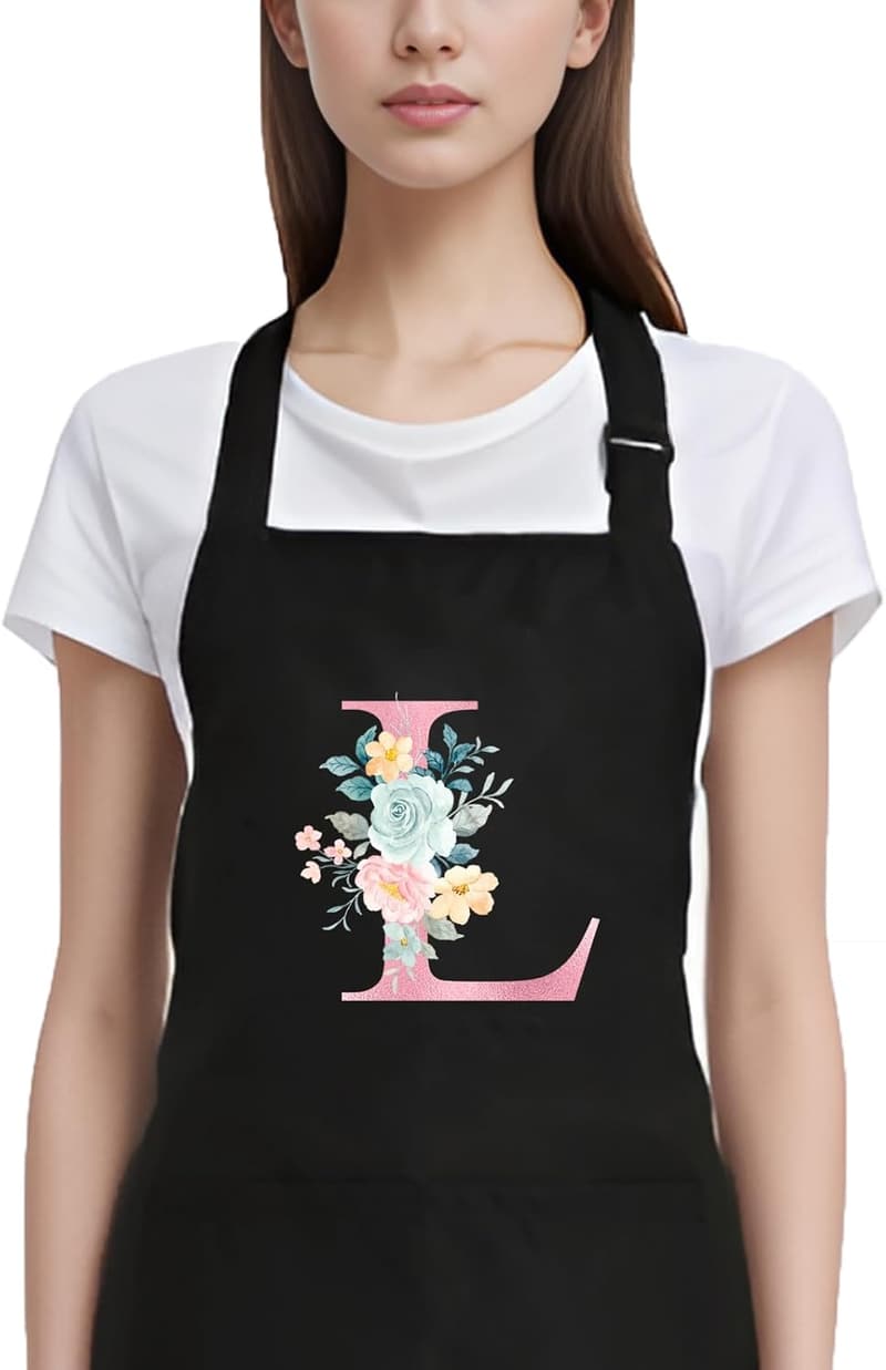 Cute Personalized Apron for Women with Pockets