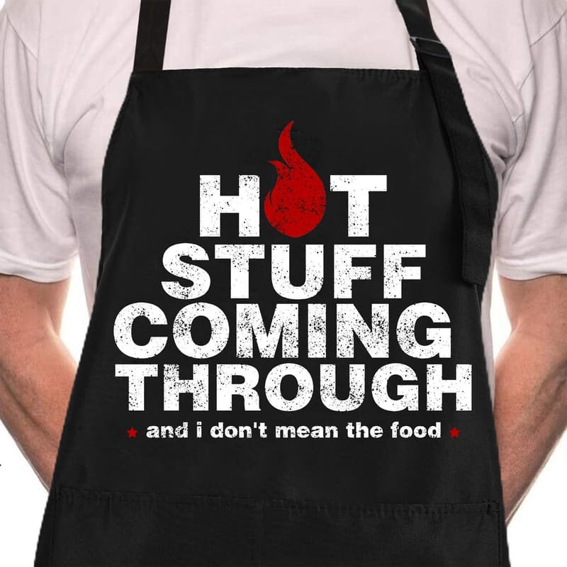 Valentine's Day Chef Apron for Men - Funny, Adjustable & Waterproof
