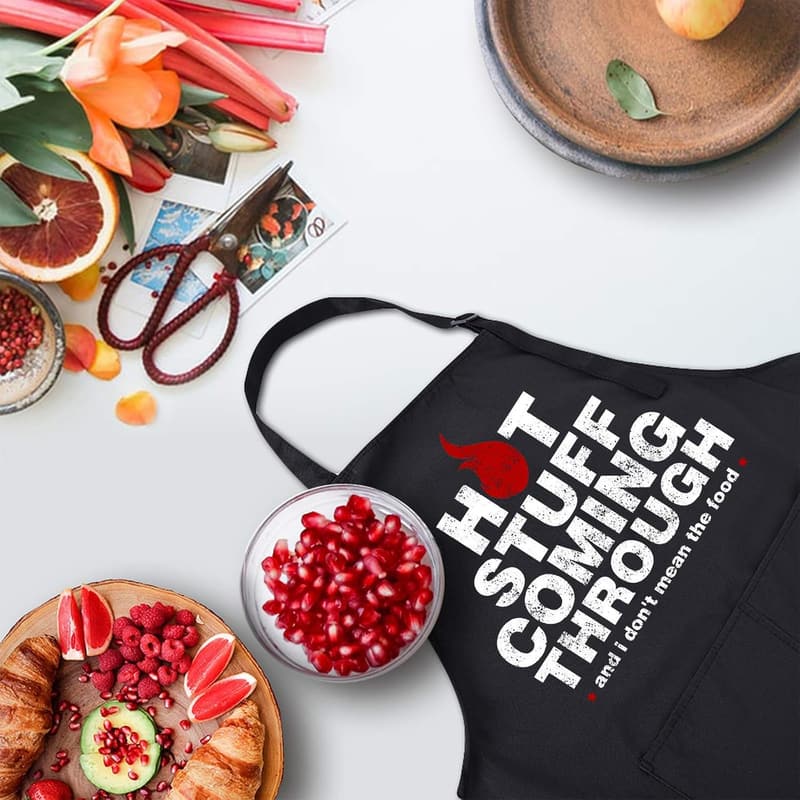 Valentine's Day Chef Apron for Men - Funny, Adjustable & Waterproof