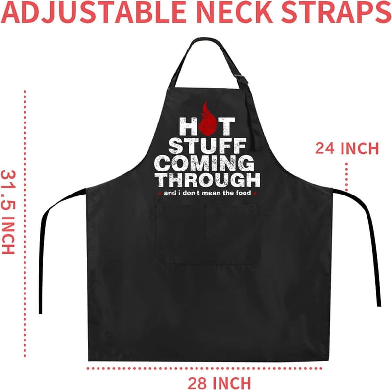 Valentine's Day Chef Apron for Men - Funny, Adjustable & Waterproof