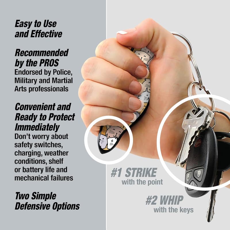 MUNIO Self Defense Keychain Kit – TSA Approved Safety Device