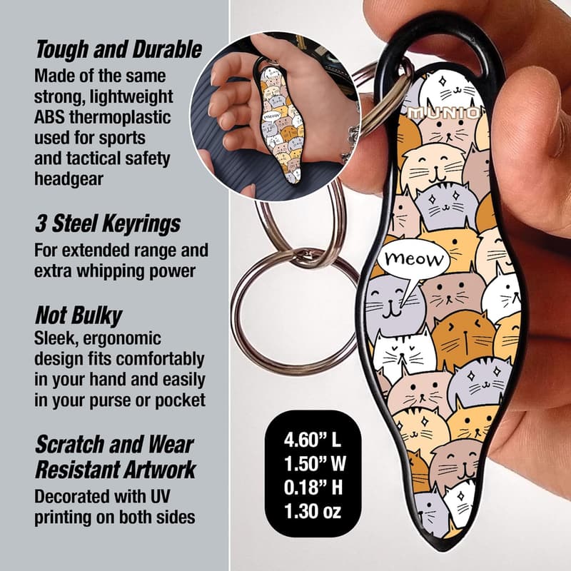 MUNIO Self Defense Keychain Kit – TSA Approved Safety Device