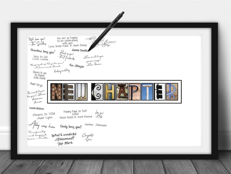 Goodbye Card & Guest Book Alternative - 11x17 Wall Art Poster
