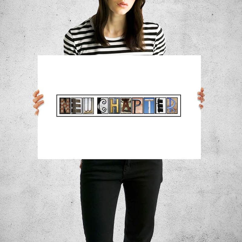 Goodbye Card & Guest Book Alternative - 11x17 Wall Art Poster