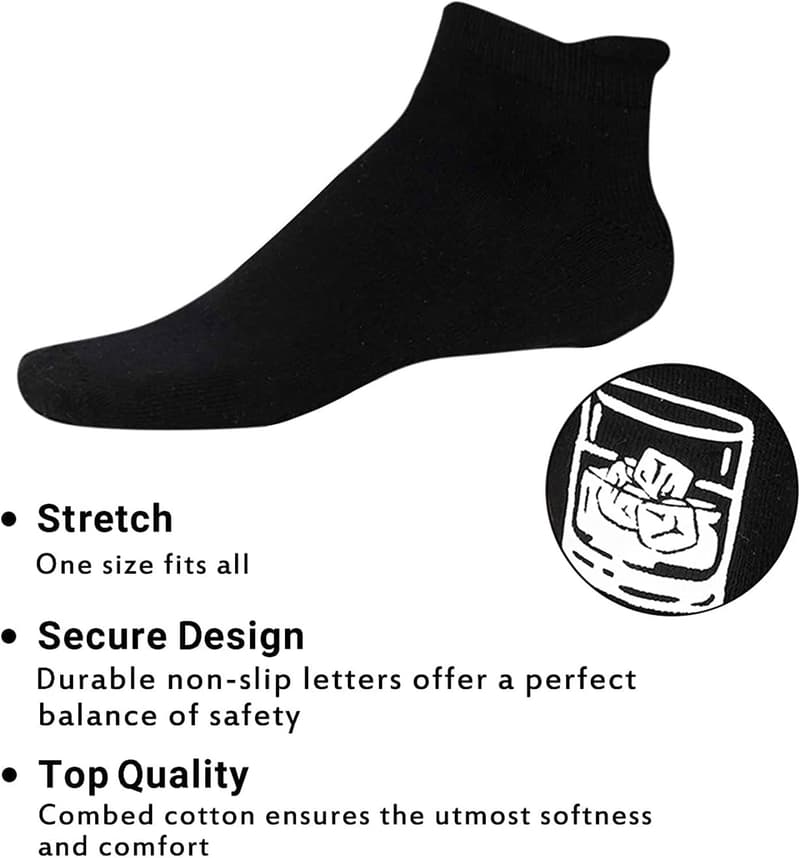 Novelty Bourbon Drink Socks for Men and Women