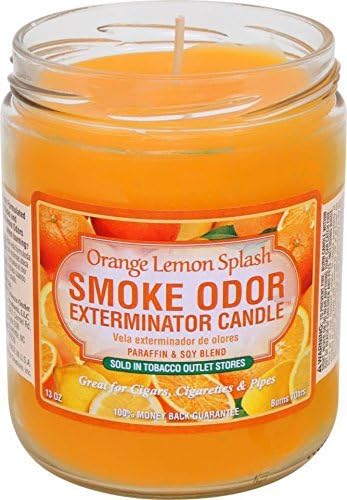 Smoke Odor Eliminator Candle, Orange Lemon, 13 oz