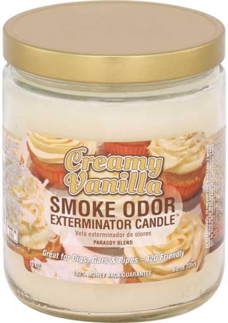 Vanilla Odor Eliminator Candle, 13oz for Smokers