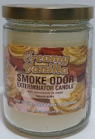Creamy Vanilla Smoke Odor Eliminator Candle, 13 oz (Set of 3)