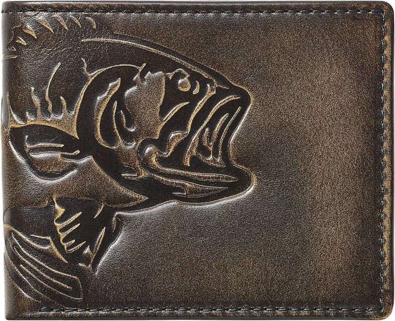Men's Bifold Leather Wallet with Dual ID Windows