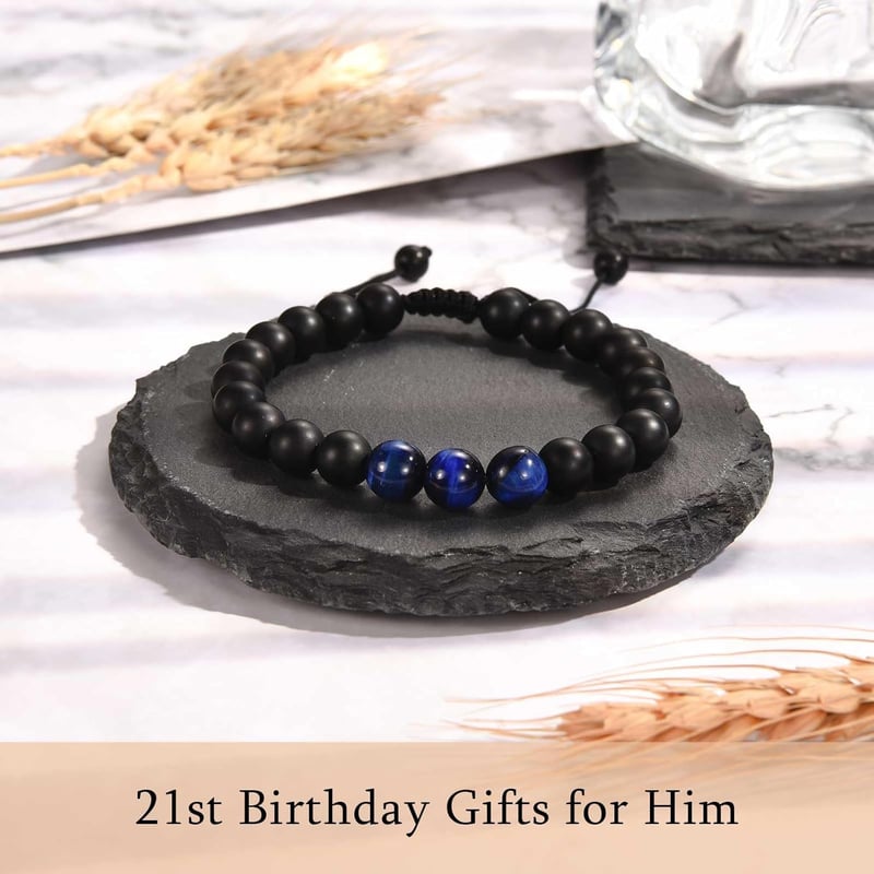 13th-60th Birthday Bracelet for Men - Son, Husband, Dad, Friend