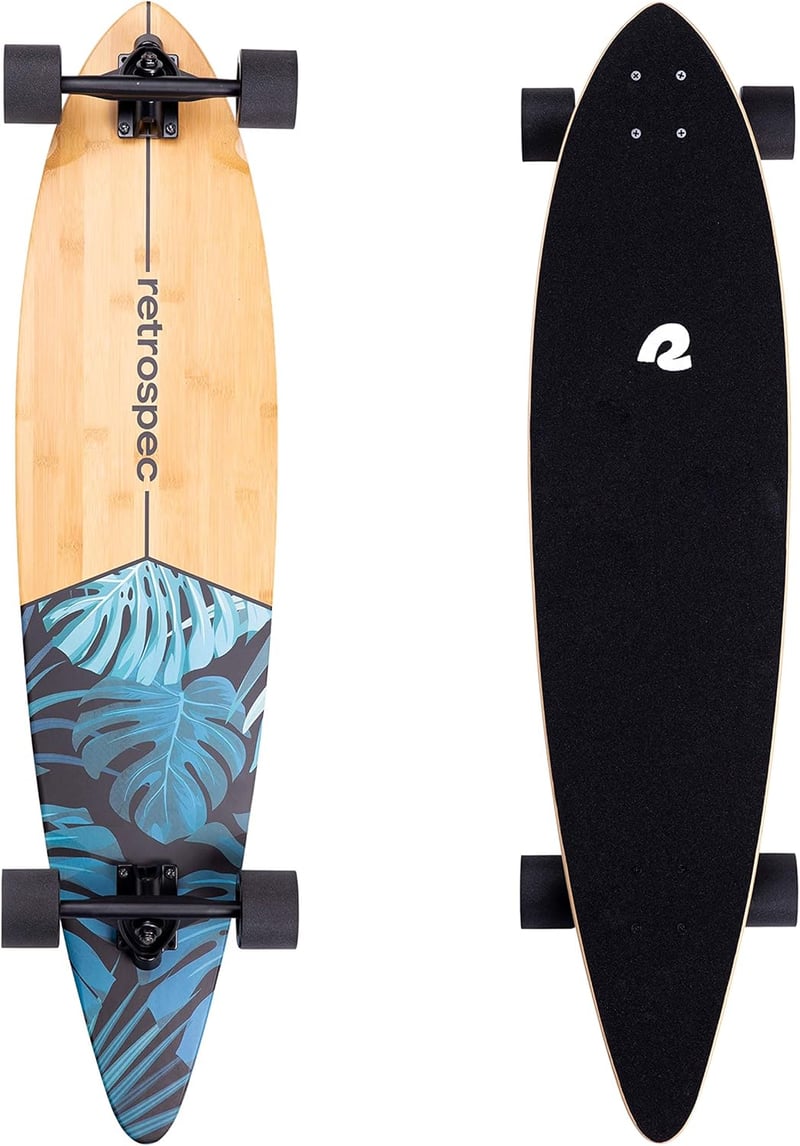 Cruiser Longboard: Bamboo & Maple Wood for All-Riding