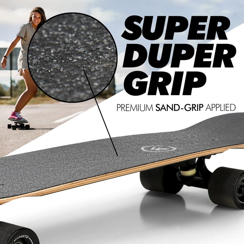 Complete Skateboard Cruiser, Maple Wood, Kids & Adults